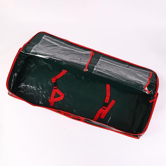 Wrapping Paper Organizer - Large Boxes with Handle,Wrapping Paper Container with Interior Pockets - for Garage Closet College Dorm Attic Home Underbed Basement