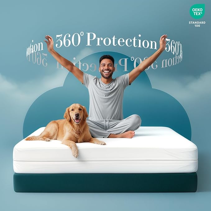 Utopia Bedding Queen Mattress Protector Zippered (Pack of 10), 100% Waterproof Bed Bug and Dust Mite Proof Mattress Encasement, Absorbent 6 Sided Mattress Cover