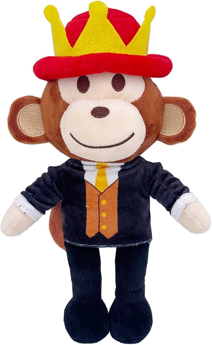 Steal a Brainrot 9-Inch Jandel The Monkey Plush – Soft Huggable Decor Piece for Rooms & Collectors