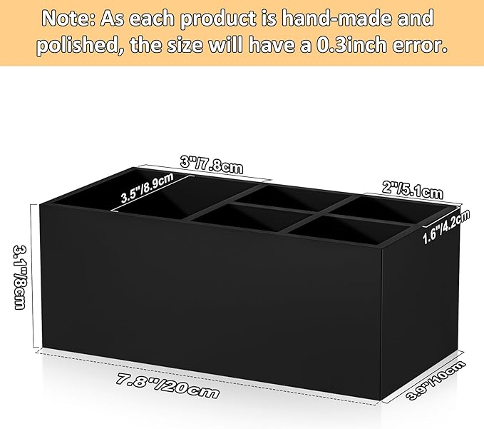 Electric Toothbrush Holder, 5 Slots Resin Toothbrush Holders with Drain Hole Bathroom Vanity Organizer Countertop Storage for Toothbrush Toothpaste Sink Bathroom Accessories, Matte Black