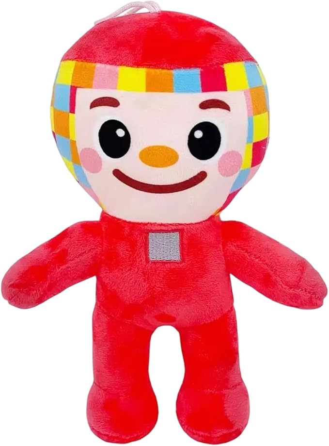 Steal a Brainrot 9-Inch Checkered Helmet Guy Decorative Collectible, Stylish Home Accent & Ornament for Enthusiasts