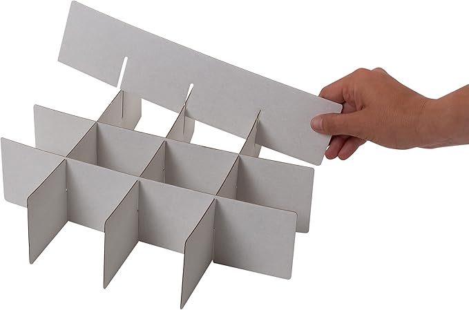 Simplify 64 Count Ornament Storage Box | Plastic | Decorative Organizer | Storage Bin | Gold | L12 x W12 x H12