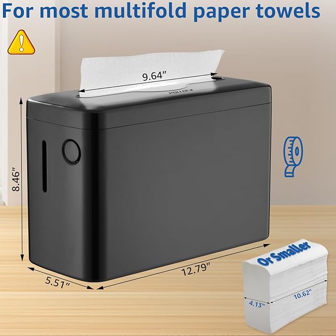 Paper Towel Dispenser Countertop, Multifold Trifold Paper Towel Holder, Hand Towel Dispenser, Commercial Paper Towel Dispenser ,Paper Towel Holder for Home Kitchen Restaurant