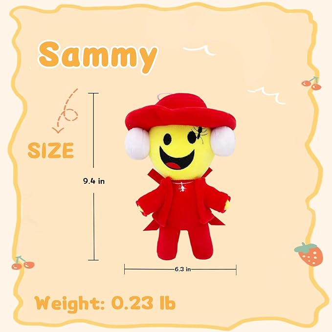 Steal a Brainrot Sammy Plush – 9.4 Inch Italian Brainrot Inspired Decorative Collectible, Stylish Home Accent & Enthusiast Display Piece