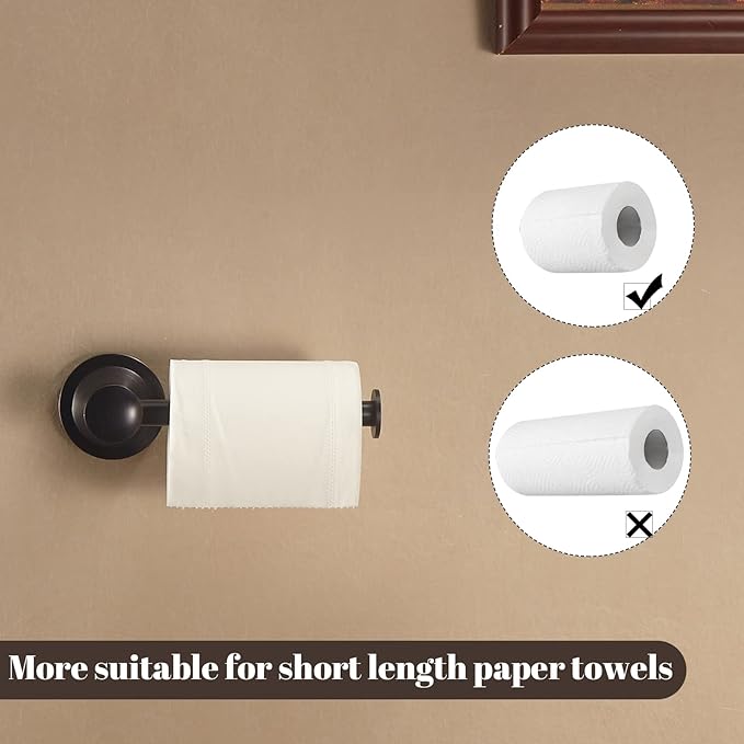 WOLIBEER Bronze Toilet Paper Holder, Oil Rubbed Tissue Roll Paper Hanger Rustic Farmhouse ORB Paper Storage Wall Mounted for Bathroom