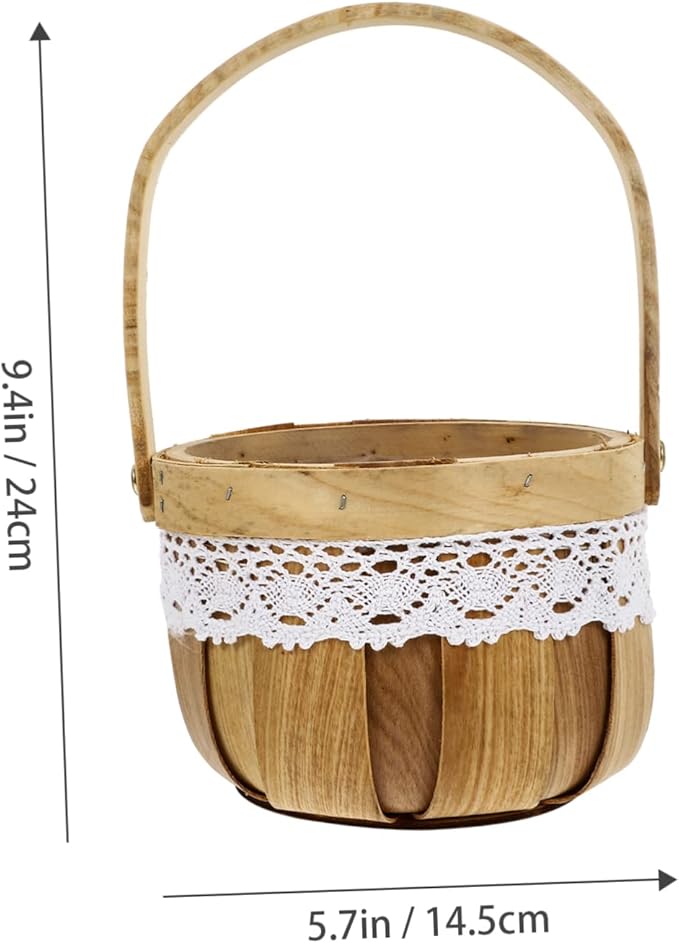1pc Handwoven Pumpkin Basket for Halloween Decorative Storage Container for Candy and Treats for Parties and Home Decor Festival Basket for Boys and Girls and Adults