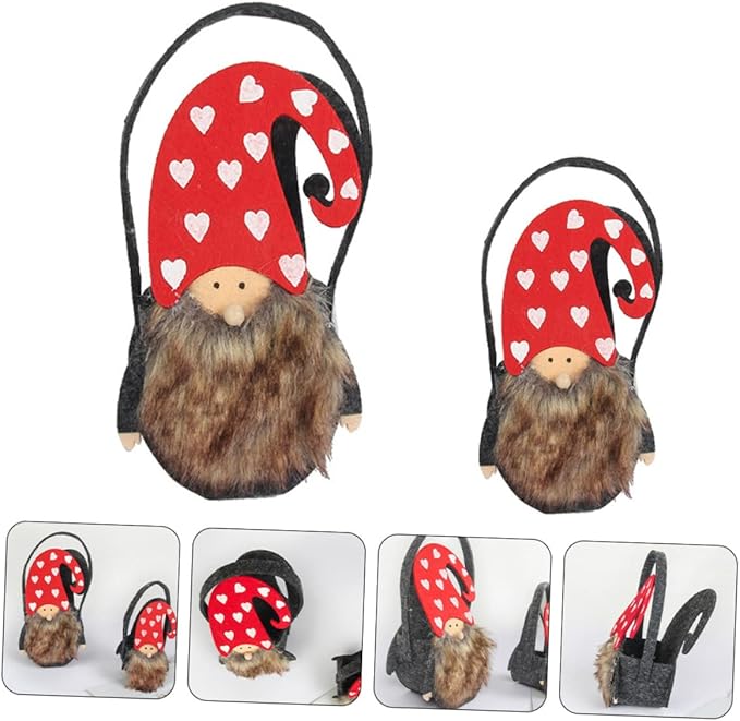 2pcs Christmas Themed Storage Baskets for Candy Snacks Adorable Santa Snowman Design for Holiday Decor and Festive Gatherings