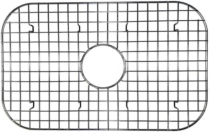Better Houseware Sink Protectors for Kitchen Sink, Rust-Resistant Scratch-Preventing Stainless Steel Sink Protector Grid, Non-Slip Kitchen Sink Rack for Washing, 23 x 14.4 x 1 Inch