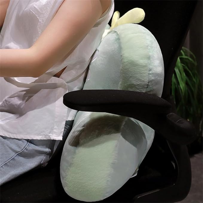 Cute Butterfly Reading Pillow Faux Fur Reading Pillow Back Rest Pillow with Arms TV Relax Sitting Pillow for Reading,Relaxing,Watching TV,Gaming