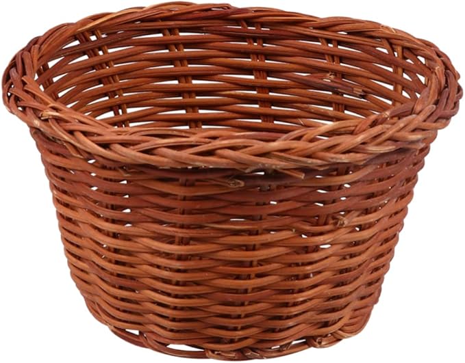 PRETYZOOM 2pcs Easter Mini Basket for Storage Decorative Weaving Basket for Candy Cookies and Eggs Height for Home Decor and Gifting