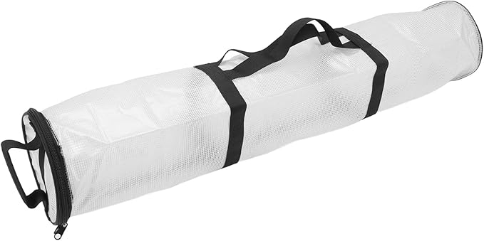 Wrapping Paper Storage Holder, Simplify Wrapping Paper Storage Box, Clear PVC Wrapping Paper Bag for Closets, Under Beds, Transparent White
