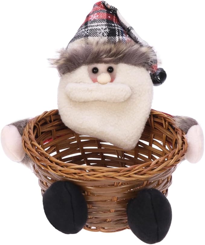 Christmas Ornament Candy Storage Basket Stylish Boys and Girls Random Style