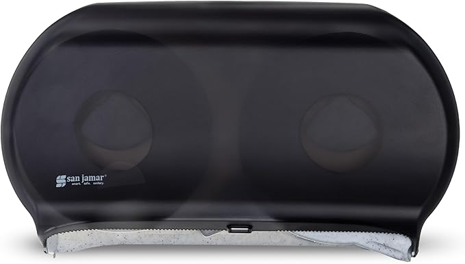 SJMR4000TBK - San Jamar Twin Roll Jumbo Tissue Dispenser