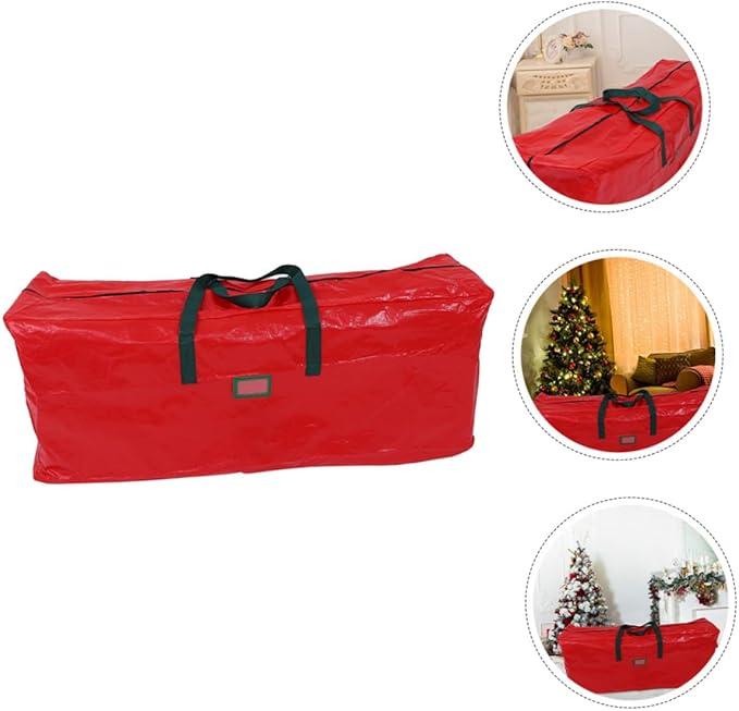 Large Christmas Tree Storage Bag with Handles Water-resistant Organizer for Holiday Storage and Seasonal Use