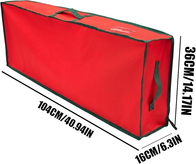 Wrapping Paper Organizer Storage | Large Bins with Handle,Wrapping Paper Storage Bag with Interior Pockets - for Home Underbed Basement Garage Closet College Dorm Attic