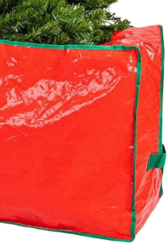 Christmas Tree Storage - Zippered Large Container,Storage Box with Reinforced Handles - for Home Basement Garage Closet College Dorm Attic