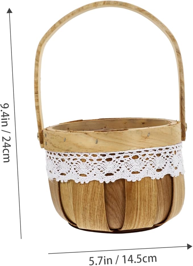 Healifty 1Pc Hand Woven Halloween Candy Basket Creative Storage Container for Trick Treat Basket for Parties Fun Accessory for Halloween Celebrations