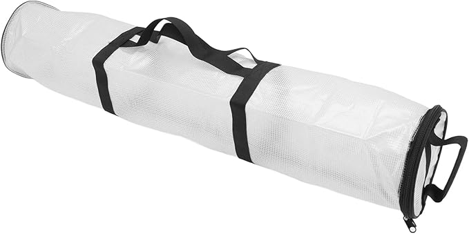 VINGVO Wrapping Paper Storage, Wrapping Storage PVC Clear Wrapping Paper Storage Bag Wrapping Paper Holder Wrap for Closets, Under Beds, Or Other (Transparent White)