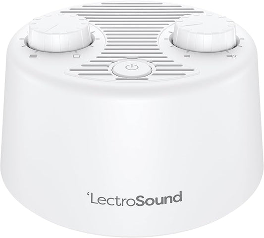 Adaptive Sound Technologies LectroSound - Noise Machine for Optimal Sleep Environment - Non-Looping Nature Sounds - Precision Volume Settings - Speech Privacy - Travel-Ready