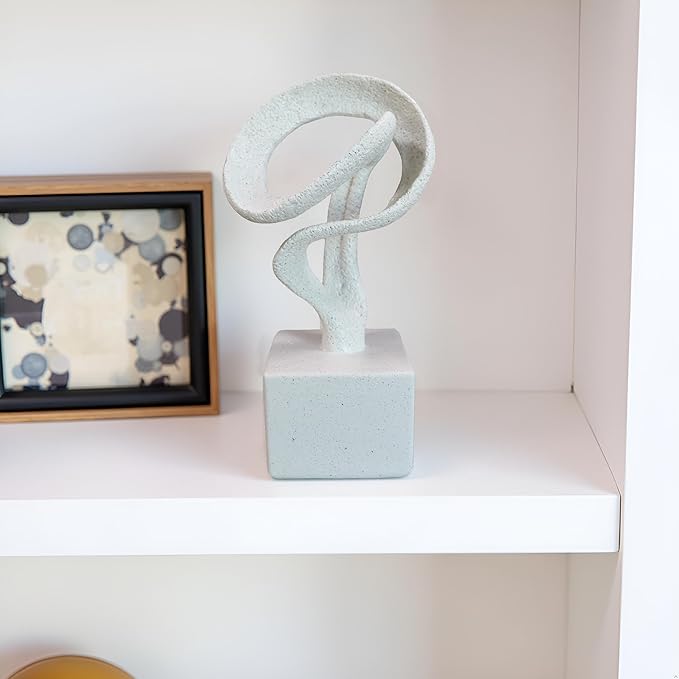 11.5" Modern Musical Note Decorative Sculpture, Abstract Musical Note Trophy Sculptures,Home Decor,Coffee Table Statues,Shelf Top Decor Aesthetics,Dining Living Room Desk Decor