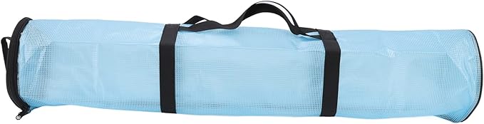 Clear Wrapping Paper Storage Bag, Gift Wrap Organizer with, Transparent Bag for Rolls, Space Saving Design with Handle for Closet or Under Bed Storage (Transparent Blue)