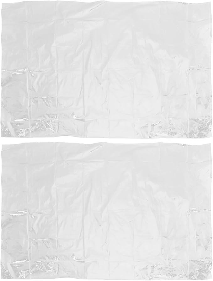 Ciieeo Large Pe Anti-tear Dustproof Storage Bags 2pcs 120x220cm Christmas Tree Cover and Bedding Organizer for Moving and Closet Storage