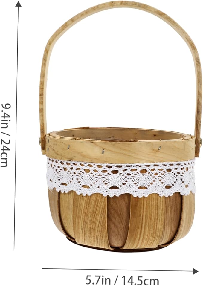 Mobestech 1Pc Halloween Woven Storage Basket Pumpkin Design for Candy Treats Halloween Prop for Parties