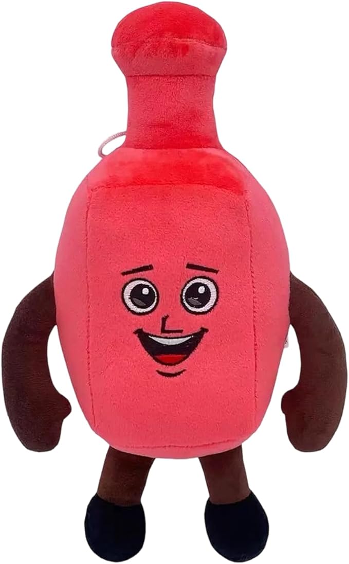 Steal a Brainrot Red Bottle Guy Vibrant Decorative Collectible – 11.8 Inch Display Piece, Stylish Home Accent & Enthusiast Favorite