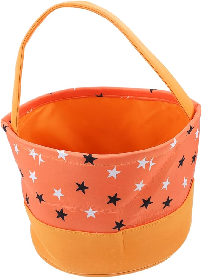 Garneck Portable Halloween Candy Holder Basket Creative Pumpkin Tote Bag for Boys and Girls Versatile Trick-Treating Snack Storage and Halloween Decorations Ample Space for Treats