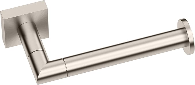 Gatco 5643 Glam Too Euro Toilet Paper Holder, Satin Nickel