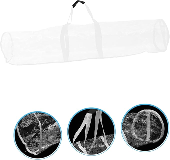 Christmas Wrapping Storage Bag Zip Closure Organizer for Wrapping Paper Bags and Holiday Decorations for Closet and Under Bed Storage
