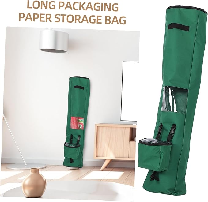 Wrapping Storage Organizer Bag Multi Zippered Packing Box for Holiday and Festival Tear Resistant for Under Bed Closet Use