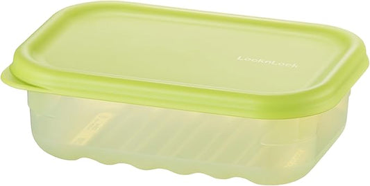 LocknLock Fresh-Block Plastic Food Storage Container | Produce Storage Containers for Fridge | Vegetable & Fruit Storage Containers for Fridge, Airtight Storage, Microwave & Dishwasher Safe 330ml