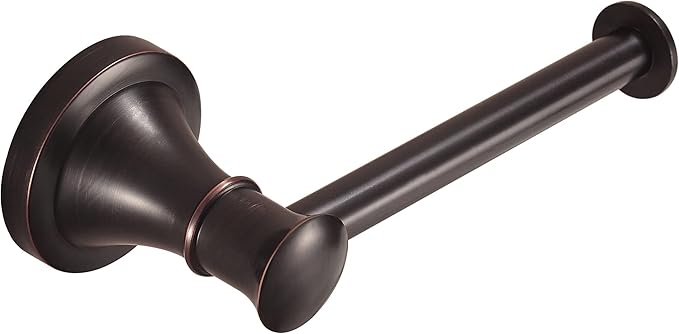 WOLIBEER Bronze Toilet Paper Holder, Oil Rubbed Tissue Roll Paper Hanger Rustic Farmhouse ORB Paper Storage Wall Mounted for Bathroom