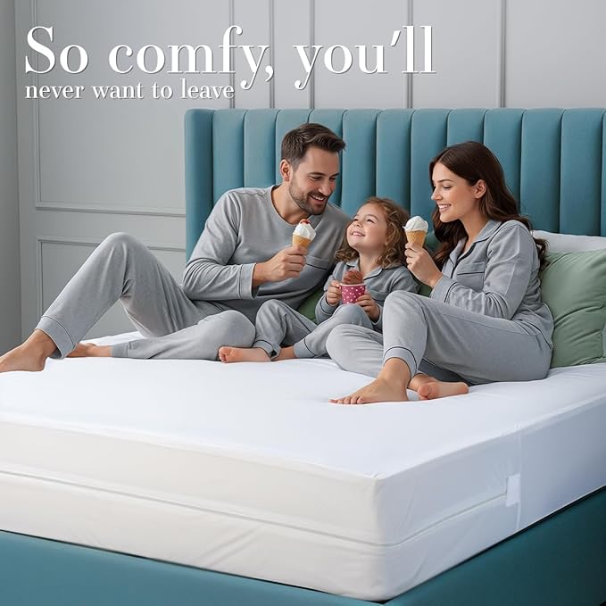 Utopia Bedding Mattress Protector Zippered California King Size (Pack of 10), 100% Waterproof Bed Bug and Dust Mite Proof Mattress Encasement, Absorbent 6 Sided Mattress Cover