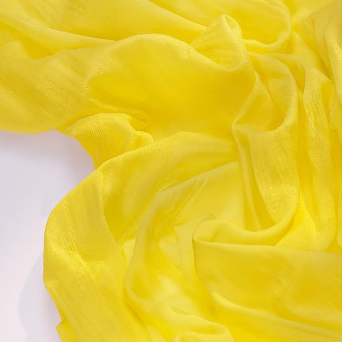Socomi 3pcs Yellow Spring Cheesecloth Table Runner Boho Rustic Gauze 120 inch 10FT Cheese Cloth Runner for Wedding Party Baby Shower Birthday Home Decor