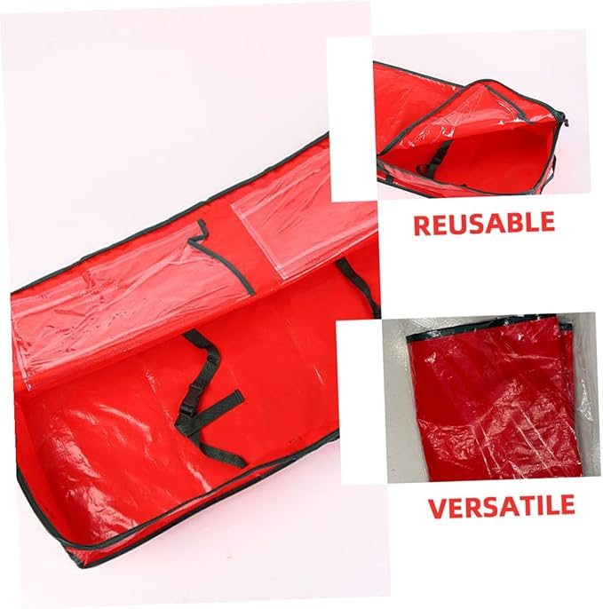 Christmas Tree Storage Bag Large Capacity Xmas Organizer with Zipper and Handles for Holiday Decoration and Outdoor Furniture Storage