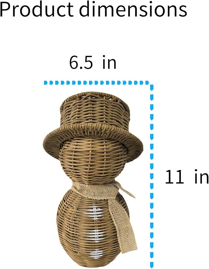 Handmade rattan storage container，Openable storage basket，Christmas ornaments，desktop ornament，Christmas gift，Compatible with living room, dining table, and bedroom (small)