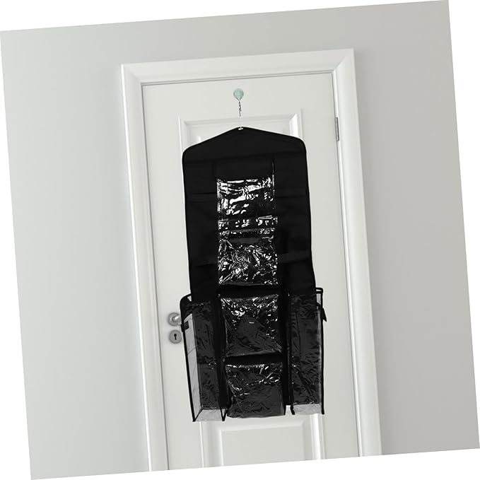 GLEAVI Door Hanging Organizer for Wrapping Paper Storage Bag Pockets for Bedroom Closet Holiday Decor Space-Saving Sundries Holder