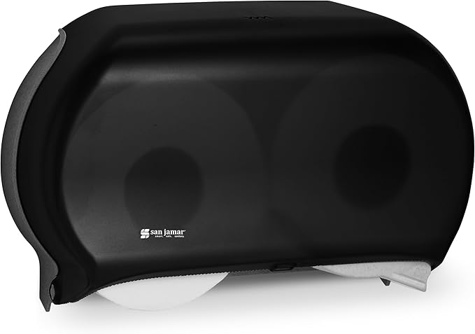 SJMR4000TBK - San Jamar Twin Roll Jumbo Tissue Dispenser