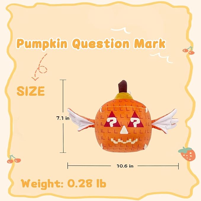 Steal a Brainrot 10.6-Inch Pumpkin Question Mark Decorative Collectible, Stylish Home Accent & Collectible for Relaxation