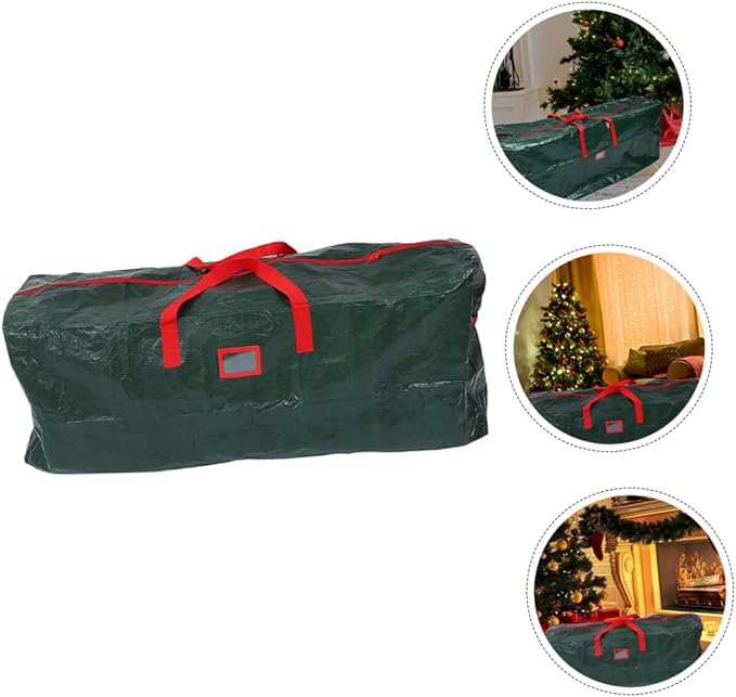 Christmas Tree Storage Bag Large Capacity Holiday Decoration Organizer and Water-resistant Xmas Tree Storage Pouch for Easy Moving