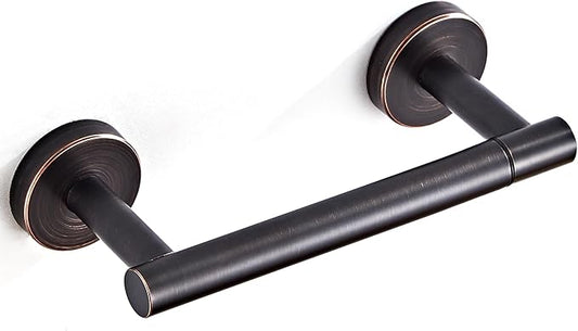 RARXTR Bronze Toilet Paper Holder SUS304 Stainless Steel Double Post Pivoting Toilet Paper Roll Holder Wall Mounted Toilet Tissue Holder for Commercial Bathroom RV Oil Rubbed Bronze