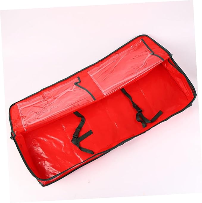 Christmas Tree Storage Bag Large Capacity Xmas Organizer with Zipper and Handles for Holiday Decoration and Outdoor Furniture Storage