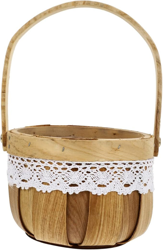 Mobestech 1Pc Halloween Woven Storage Basket Pumpkin Design for Candy Treats Halloween Prop for Parties