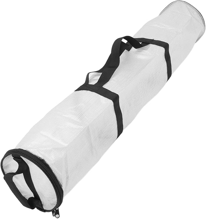 VINGVO Wrapping Paper Storage, Wrapping Storage PVC Clear Wrapping Paper Storage Bag Wrapping Paper Holder Wrap for Closets, Under Beds, Or Other (Transparent White)