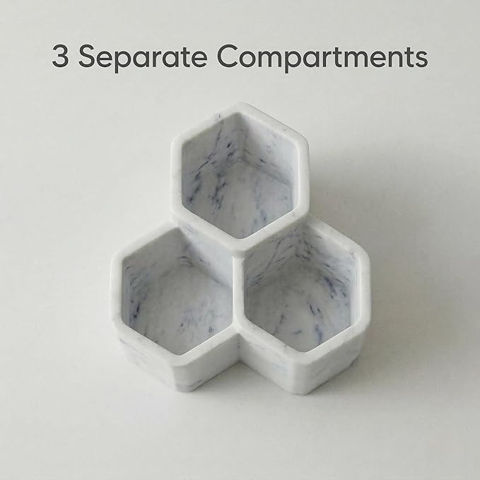 Resin Toothbrush Holders for Bathrooms, Electric Toothbrush and Toothpaste Holder,3 Slots Tooth Brush Organizer for Bathroom Countertop, Shower, Vanity