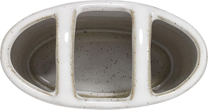 Avanti Linens - Toothbrush Holder, Guest Bathroom Essentials, Modern Home Decor (Drift Collection)