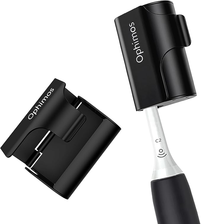 Aluminum Alloy Toothbrush Head Cover/Cap/Protector Case,Travel Toothbrush Covers Long-lasting Toothbrush Head Caps for Most Electric/Manual Brushes (Black+Black, 2 Count)