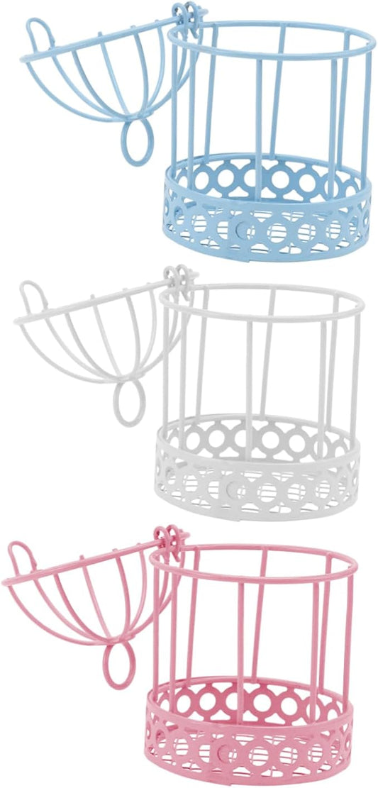 3pcs Cage Desktop Storage Decoration Cute and Creative Tabletop Decor for Home Office and Bookshelf Stylish and Functional Ornamental Candy Box